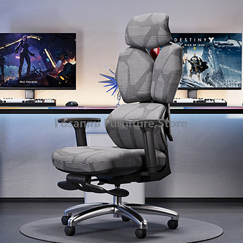 Office Furniture Zone - Ergonomischer Bürostuhl mit Zoned-Support-Rückenlehne, Netzstoff, verstellbarer