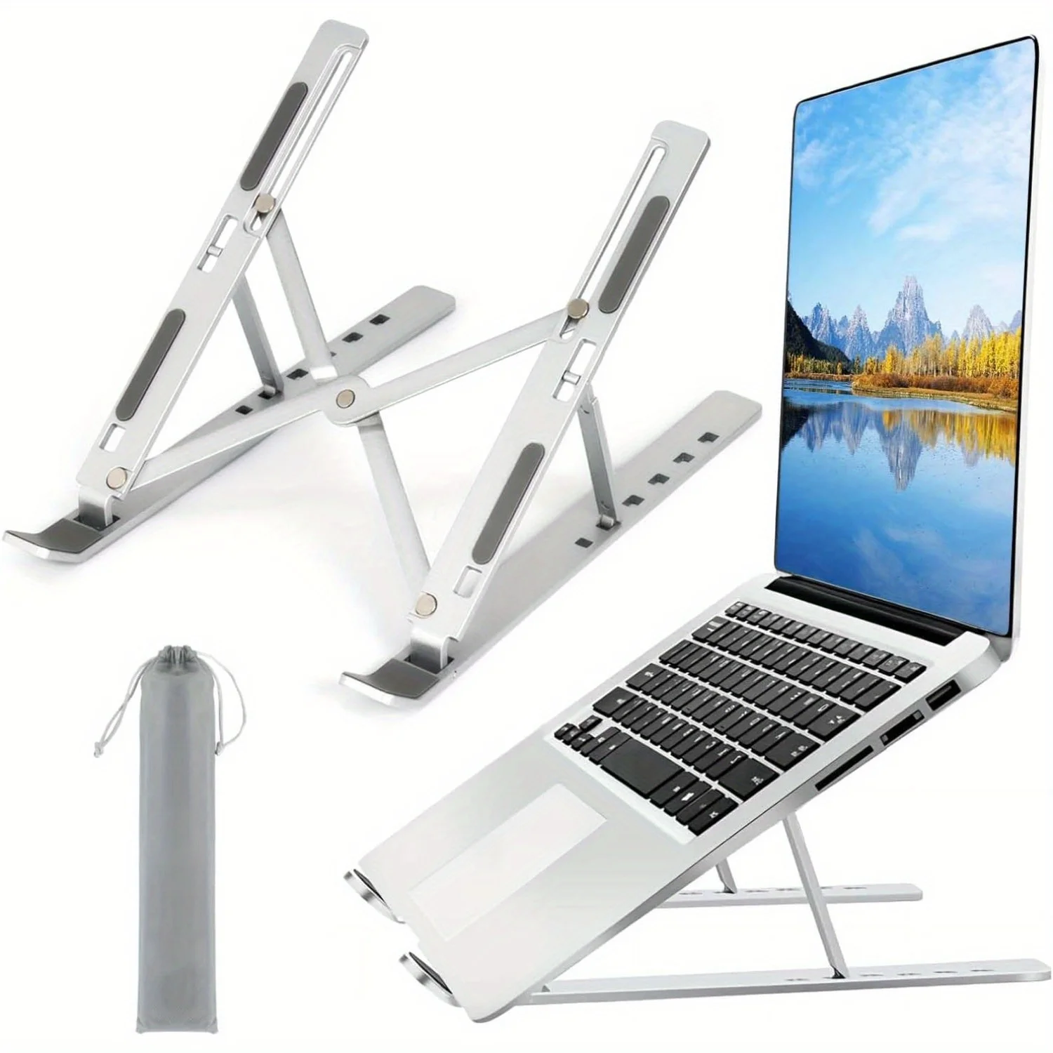 Adjustable Laptop Table - Verstellbarer Laptopständer aus Aluminium – 6-stufige