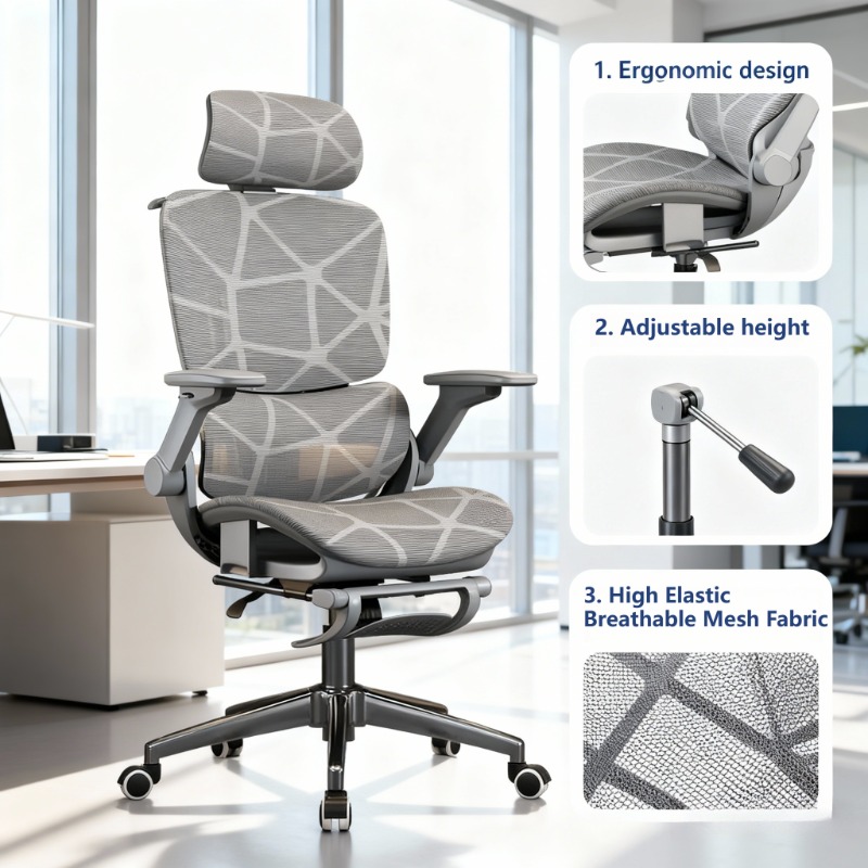 Office Furniture Zone - Air Titan Full Mesh Bürocomputer Gaming