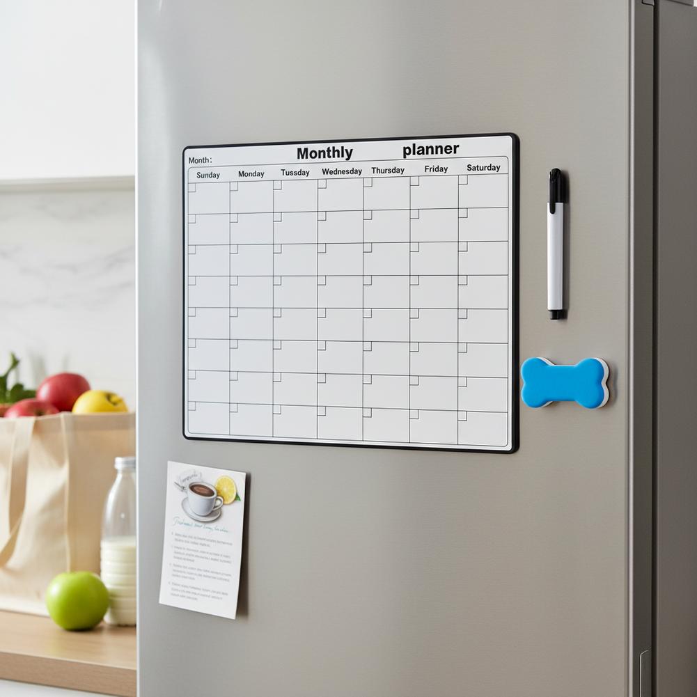 Magnetischer Kühlschrank-Kalen – Magnetic Whiteboard Calendar Bewertung und Preis