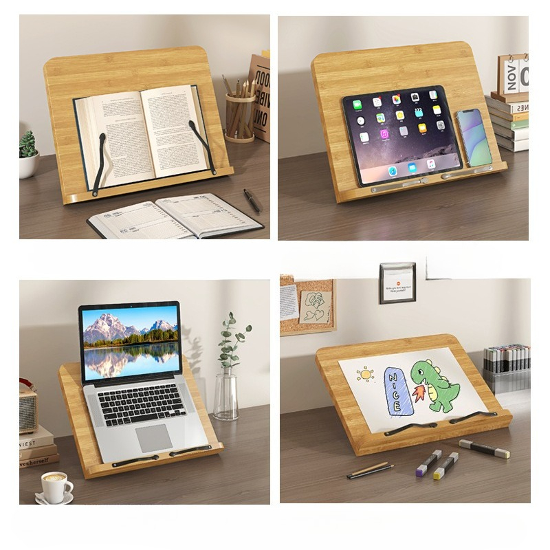 Hölzerner Leseständer, Multifu – Adjustable Laptop Table Bewertung und Preis