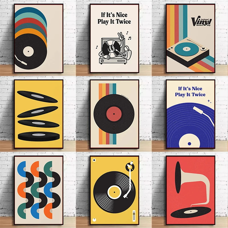 Mid-Century Vinyl-Schallplatte – Office Furniture Modern Bewertung und Preis