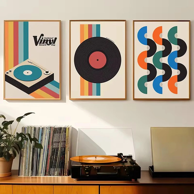Mid-Century Vinyl-Schallplatte – Office Furniture Modern Bewertung und Preis