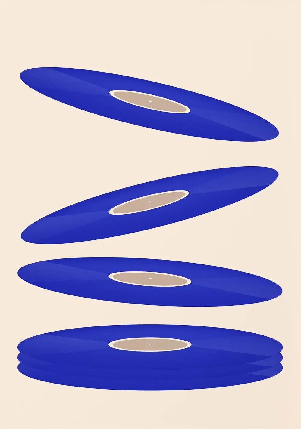 Mid-Century Vinyl-Schallplatte – Office Furniture Modern Bewertung und Preis