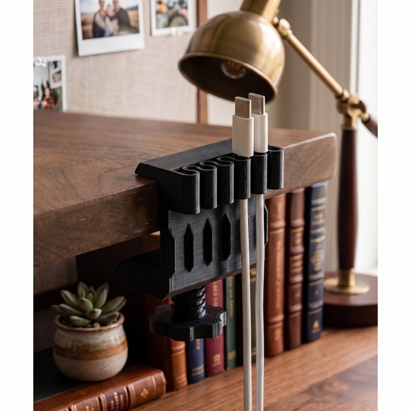 3 Desktop-Kabelmanager-Clips,  – Office Furniture Installation Bewertung und Preis