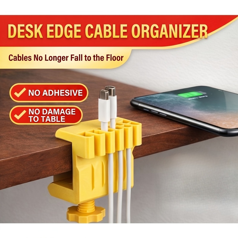 3 Desktop-Kabelmanager-Clips,  – Office Furniture Installation Bewertung und Preis