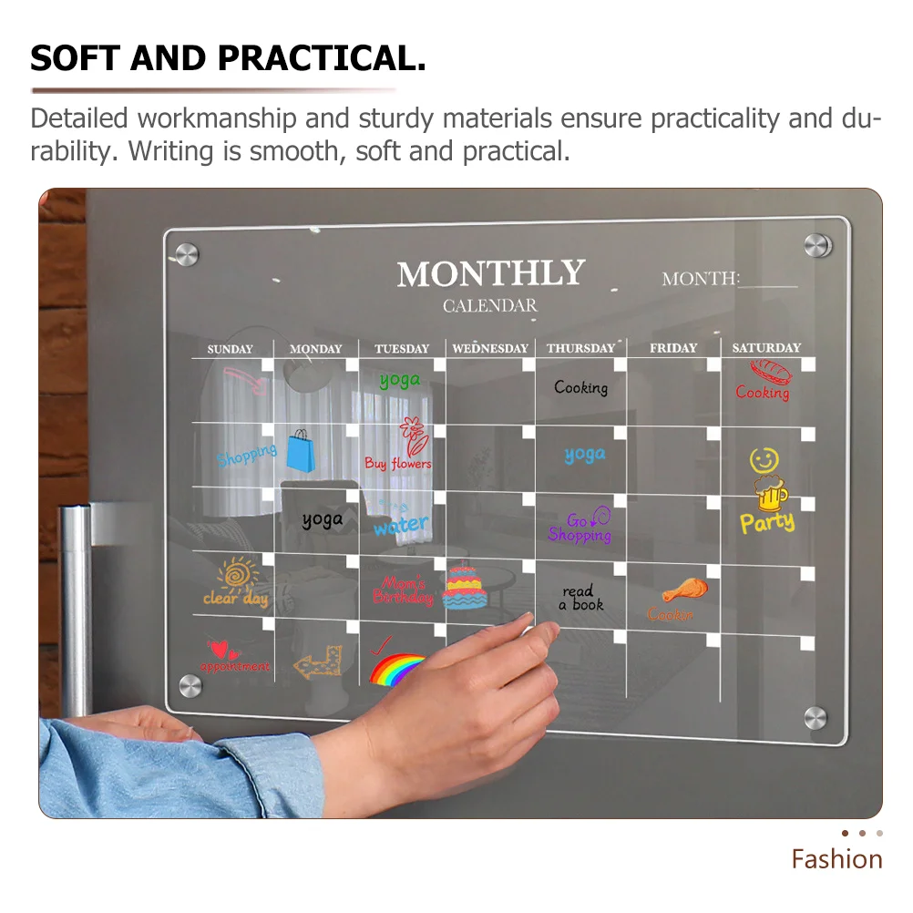 Magnetische Kühlschranktafel,  – Magnetic Whiteboard Calendar Bewertung und Preis