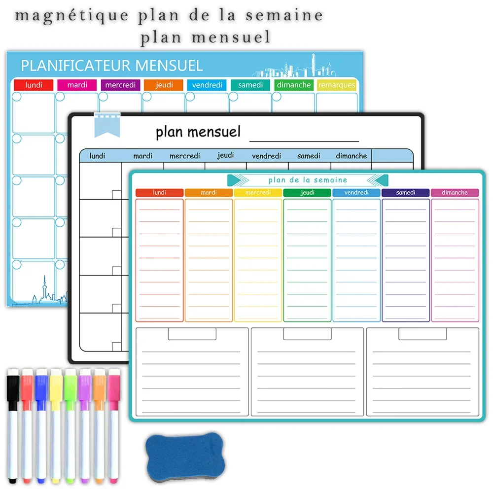 Magnetischer Wochen- und Monat – Magnetic Whiteboard Calendar Bewertung und Preis