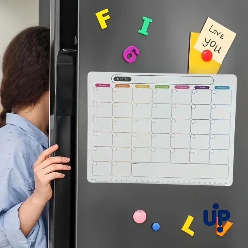 Ein Kühlschrankmagnet, monatli – Magnetic Whiteboard Calendar Bewertung und Preis