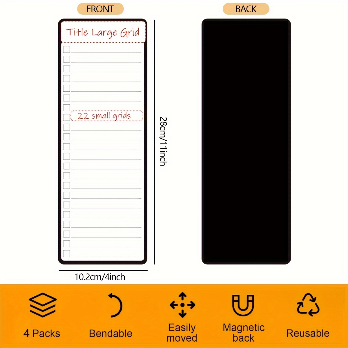 4 Stück magnetische, trocken a – Magnetic Whiteboard Calendar Bewertung und Preis
