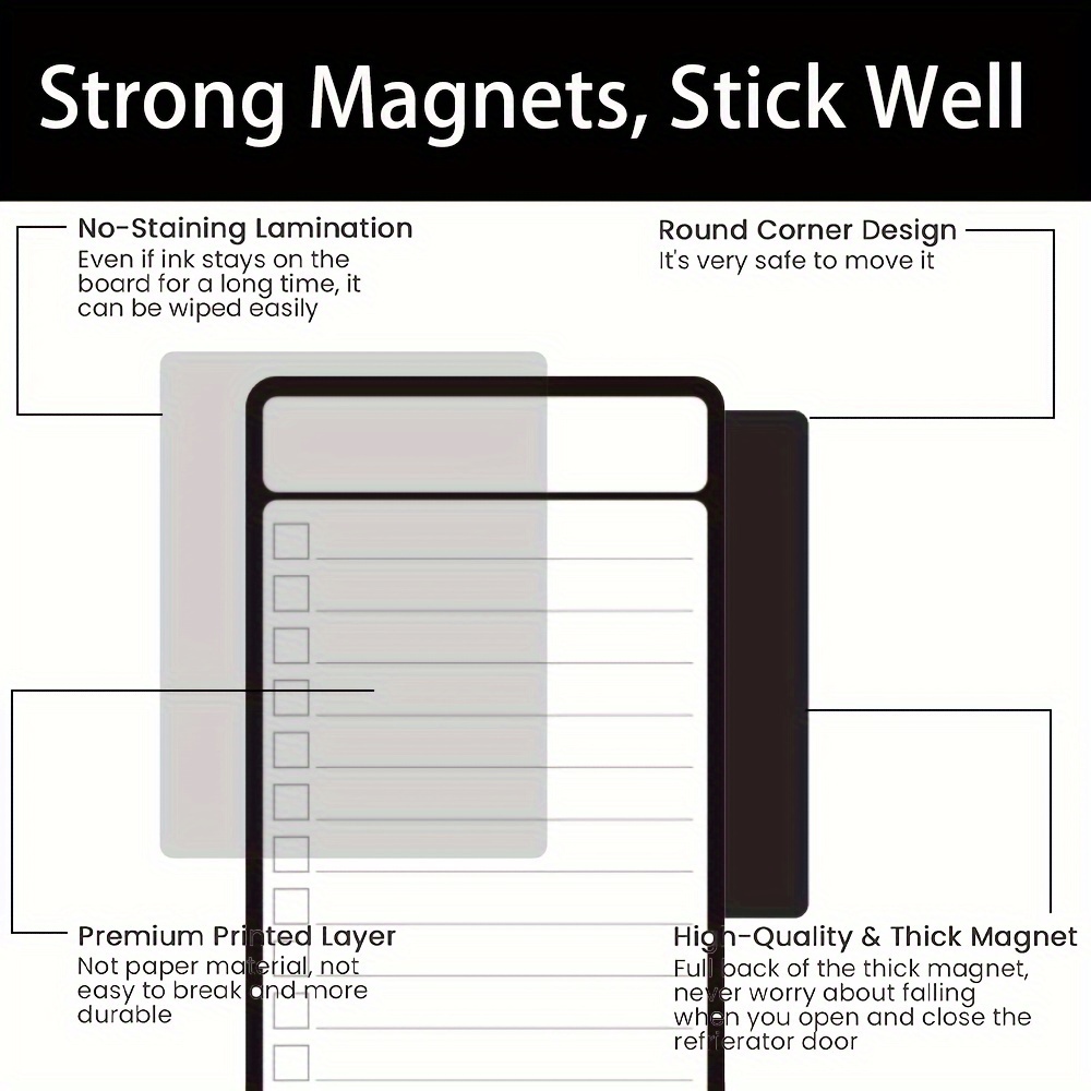 4 Stück magnetische, trocken a – Magnetic Whiteboard Calendar Bewertung und Preis