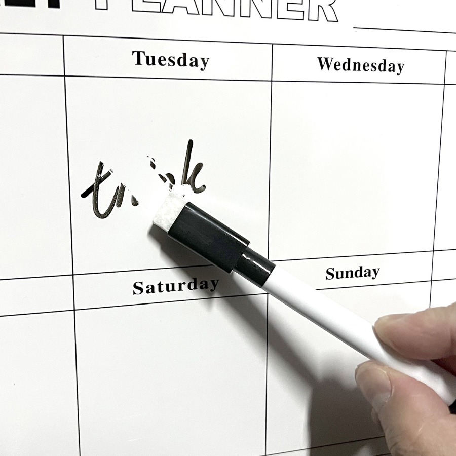 Löschbarer Wochenplan, Zeitpla – Magnetic Whiteboard Calendar Bewertung und Preis