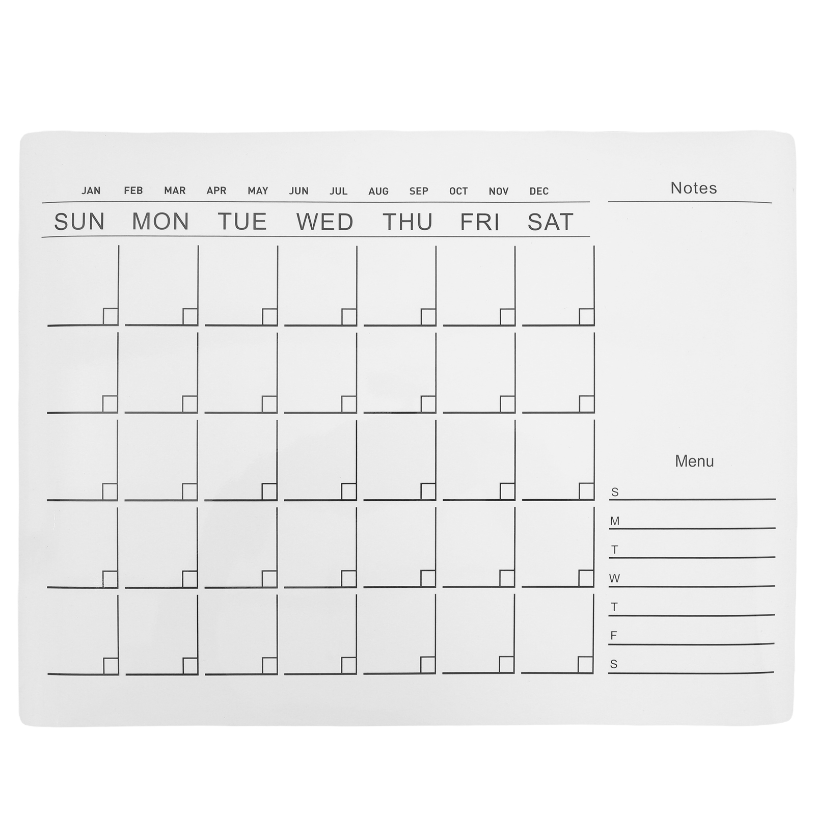1 Blatt trocken abwischbare Wh – Magnetic Whiteboard Calendar Bewertung und Preis