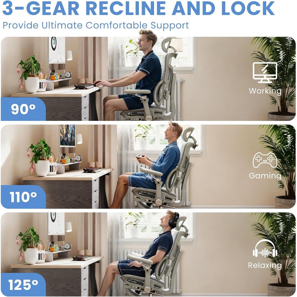 Ergonomischer Bürostuhl mit Fu – Office Furniture Zone Bewertung und Preis